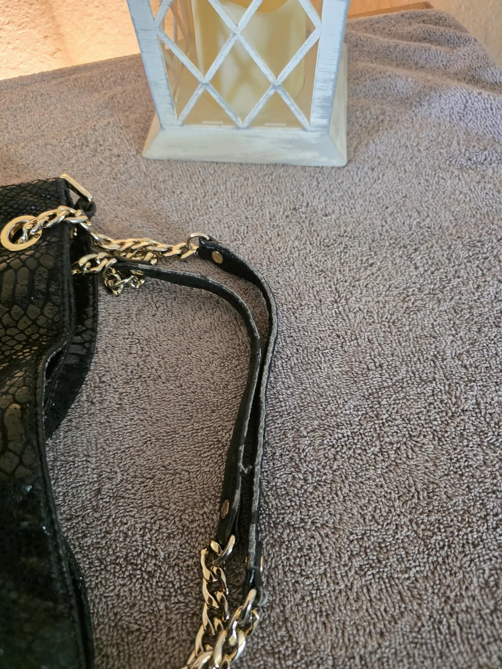 Michael Kors Black Chain Strap Shoulder Bag